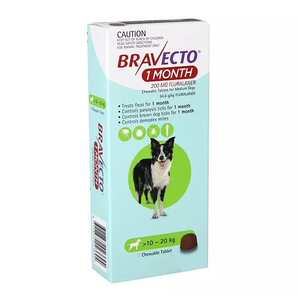 Bravecto 37 Dias 10-20kg