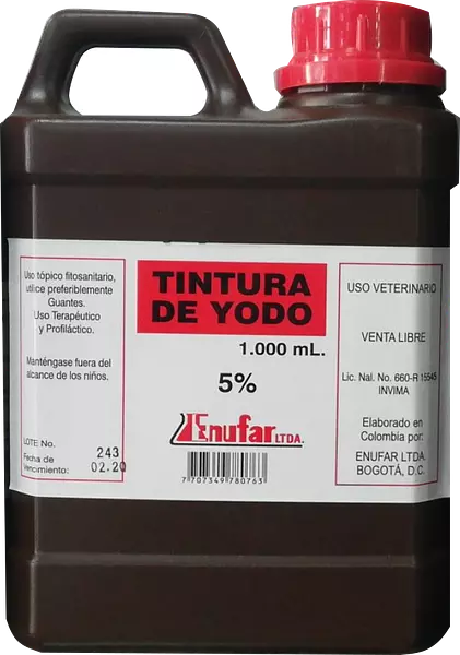 Tintura De Yodo 5%