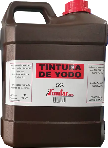 Tintura De Yodo 5%