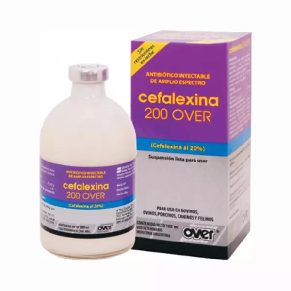 Cefalexina 200 Over