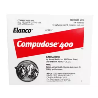 Compudose 400 - 1 Blister X 10 Tabletas