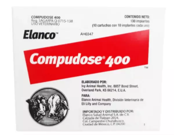 Compudose 400 - 1 Blister X 10 Tabletas