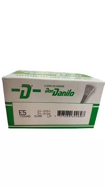 Clavos De Herrar Don Danilo X Caja