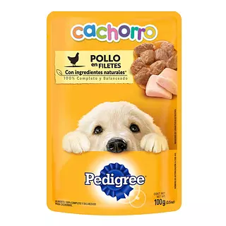 Pedigree Pouche Cachorro De Pollo En Filetes